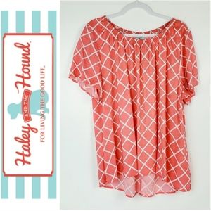 Haley and the Hound Bamboo Squares High Low Top